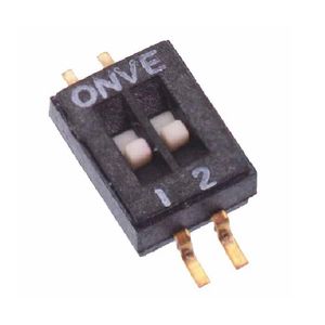 دیپ سوئیچ 2 تایی SMD رنگ مشکی