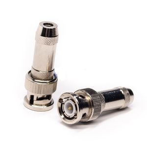 BNC Male Connector straight- cable size:RG316 - soldering-Crimp (RHT-610-1044) (محافظ دار)