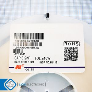 0805B822K500NT