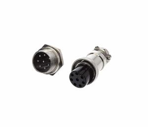 کانکتور نظامی قفل شونده 9 پین قطر 19 میلی متر - GX19-9(نرگی و مادگی)-استفاده شده