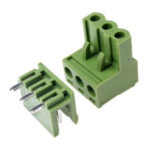 ترمینال فونیکس رایت انگل 3 پین فاصله 5/08mm نری و مادگی
