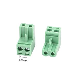 ترمینال فونیکس رایت انگل 2 پین فاصله 5/08mm مادگی