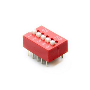 دیپ سوئیچ 5 تایی DS-05 قرمز