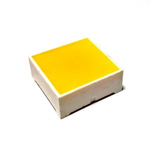 بک لایت LED تخت مربعی 27 میلی متر نارنجی - دیپ 2 پایه