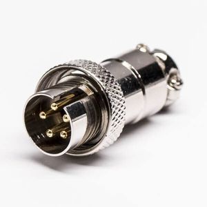 کانکتور نظامی قفل شونده 5 پین قطر 16 میلیمتر معکوس ( نری سرکابلی) GX16-5