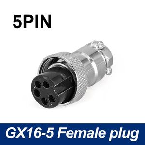 کانکتور نظامی قفل شونده 5 پین قطر 16 میلی متر - GX16-5 (مادگی)