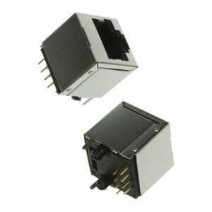 کانکتور شبکه مادگی RJ45 رو بردی مستقیم فلزی