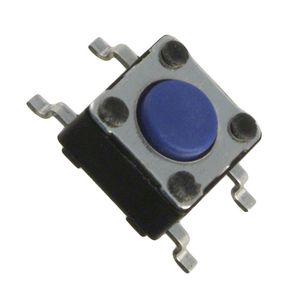 تک سوئیچ smd با 4 پایه ابعاد 6*6*5 میلی متر آبی ( SWT6-M3BTR )
