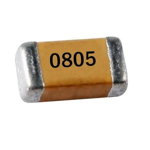 خازن smd پکیج 0805 اندازه 0/82 میکرو فاراد 6/3 ولت
