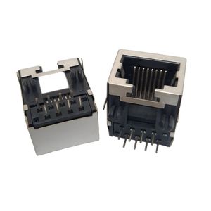 سوکت شبکه مادگی روبردی RJ45 فلزی 8P8C
