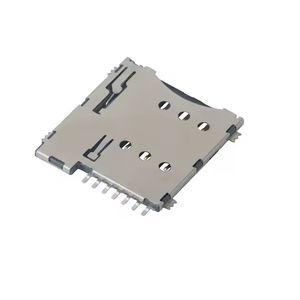 سوکت سیم کارت Micro Sim اتوماتیک 6 پین - USED