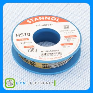 سیم قلع HS10(0.8mm-100g)