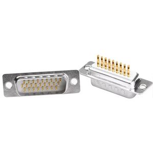 D-Sub سرکابلی (solder) سه ردیفه (HD) نر 26 پین
