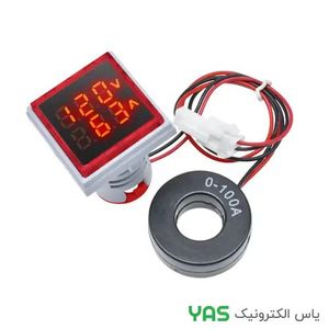 ماژول ولت متر و آمپرمتر چراغ سیگنالی AC 220V 50A