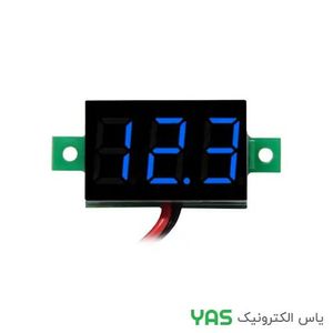 ماژول ولت متر دو سیمه آبی -30V 0.36INCH