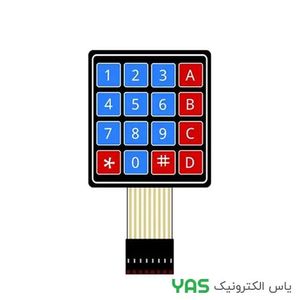 کی پد 4*4 طرح عدد و حرف