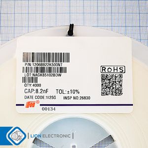 1206B822K500NT