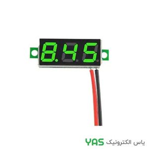 ماژول ولت متر دو سیمه سبز 30V 0.28INCH