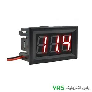 ماژول ولت متر پنلی دو سیمه قرمز 30V 0.56INCH