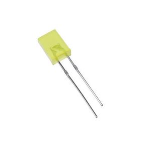 LED RECTANGLE 2*5*7MM YELLOW
