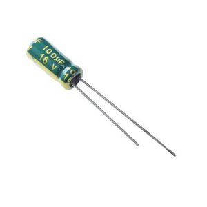 100UF 16V-5*11-105C-GREEN
