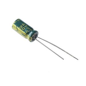 47UF 50V-6.3*12-105C-GREEN