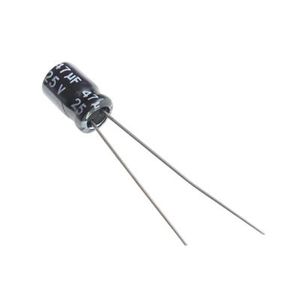 47UF 25V-5*7-105C-BLACK