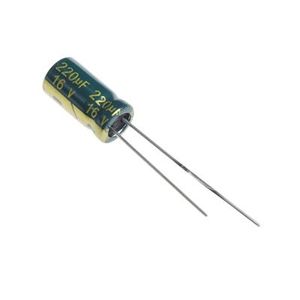 220UF 16V-6.3*12-105C-GREEN