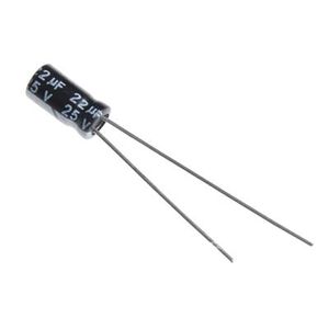 22UF 25V-4*7-105C-BLACK