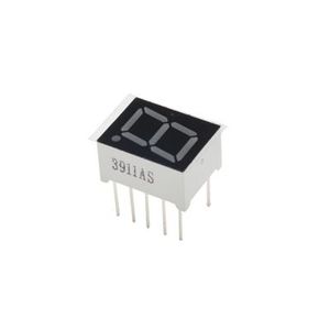 7SEGMENT DISPLAY 1DIGIT COMMON CATHODE 10*13 RED