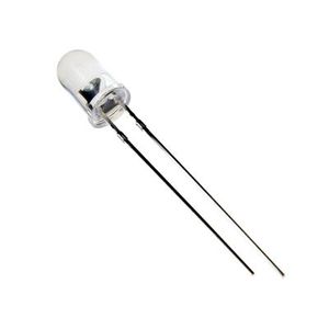 LED 5MM 2PIN RED-BLUE CLEAR