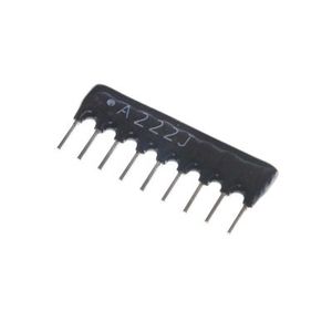 RESISTOR ARRAY 2.2KOHMS 9PIN