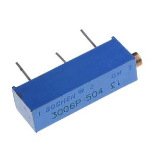 AXIAL MULTITURN TRIMMING POTENTIOMETER 500KOHM