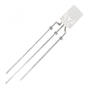 LED تخت مات دورنگ سبز-نارنجی 2x5mm کاتد مشترک