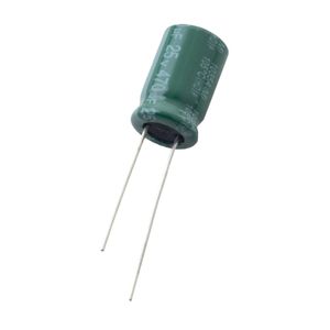 خازن الکترولیتی 470uF / 25V تایوانی مارک TAICON با طول عمر بالا