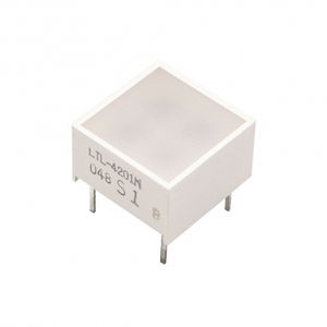 نشانگر - LED مربعی دورنگ قرمز-نارنجی 10x10mm مارک LITE-ON کد LTL-4201