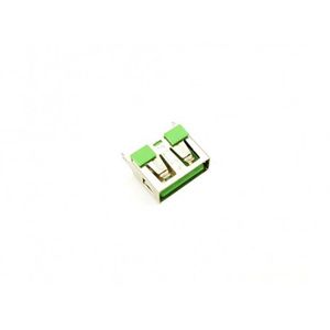 کانکتور USB-A مادگی ایستاده کوتاه 10mm رنگ سبز