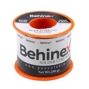 سیم لحیم 0.8mm 250gr مارک بهینکس Behinex آلیاژ 50/50