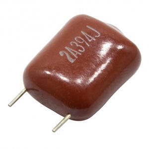 خازن پلی استر 390nF / 100V / 5%