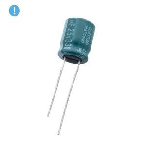 خازن الکترولیتی 330uF / 25V تایوانی مارک (OXO) TAICON