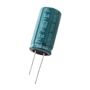 خازن الکترولیتی 4700uF / 25V تایوانی مارک TAICON با طول عمر بالا