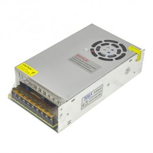 تغذیه سوئیچینگ فلزی 12 ولت 20 آمپر 12v-20A فن دار مارک TESLA