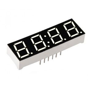 سون سگمنت 4 دیجیت ساعتی 0.56 اینچ قرمز کاتد مشترک