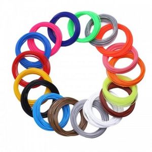 پک 20 رنگی فیلامنت 10متری پرینتر 3 بعدی PLA قطر 1.75mm