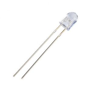 LED اوال 5mm قرمز شفاف بسته100 تایی