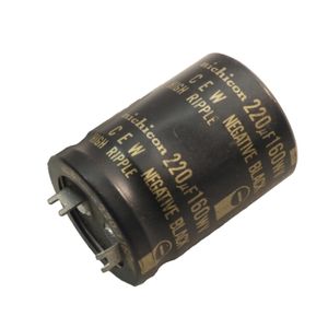 خازن الکترولیتی 220uF / 160V ژاپنی مارک NICHICON