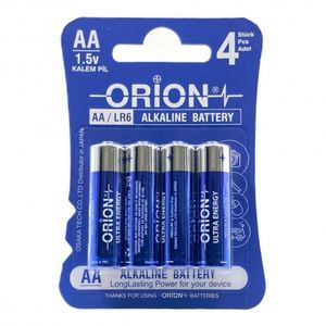 باتری قلمی آلکالاین چهارتایی مارک ORION