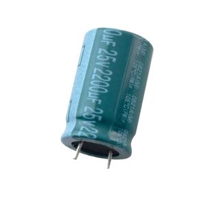 خازن الکترولیتی 2200uF / 25V تایوانی مارک TAICON با طول عمر بالا