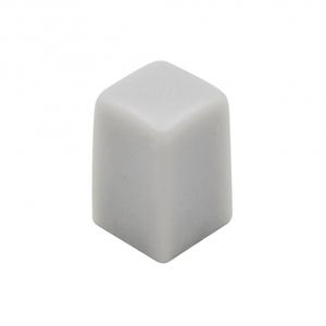 سرکلید تک سوئیچ 6x6 مربعی طوسی