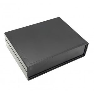 جعبه برد پلاستیکی چهار تکه مشکی 155x118x42mm